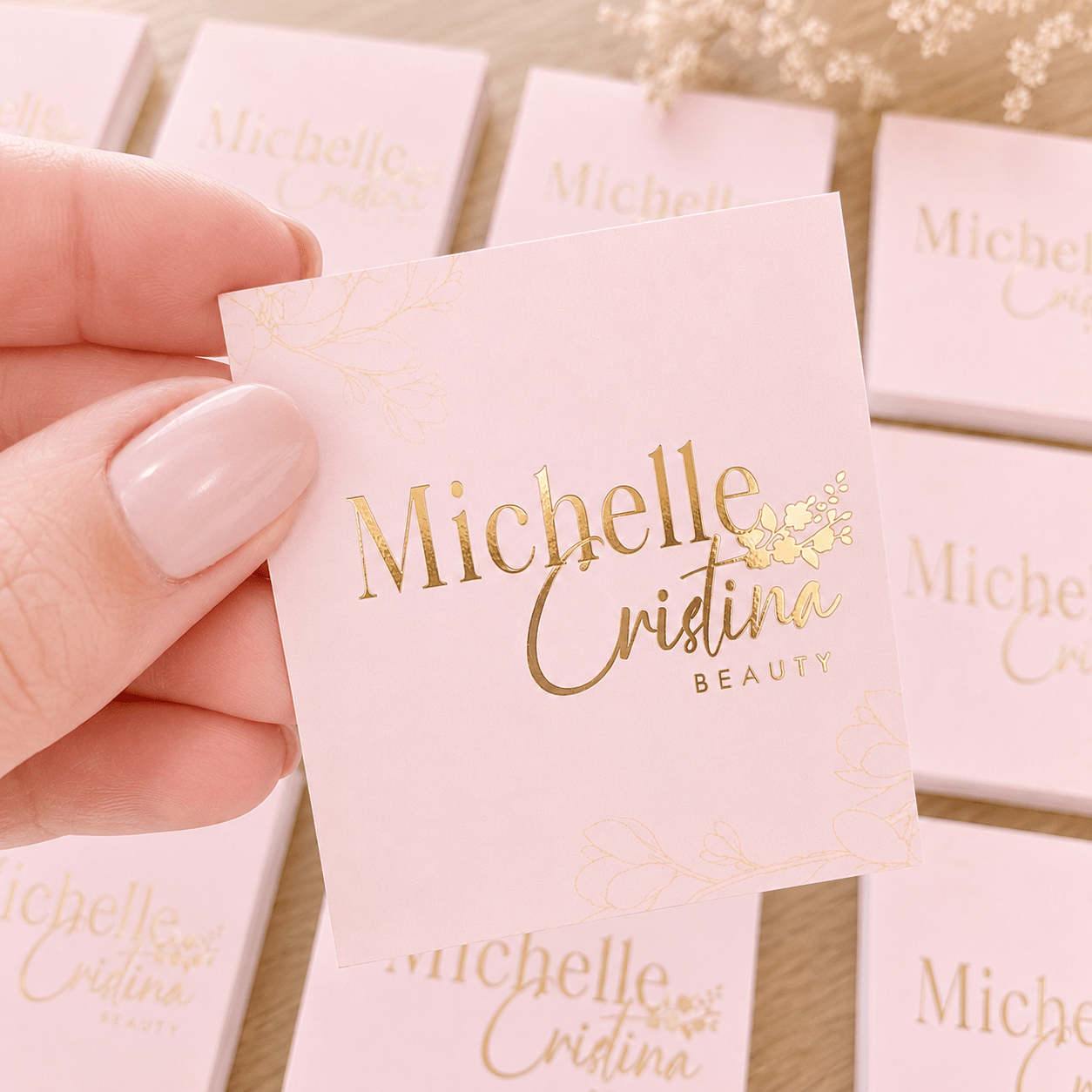 MINI CARTÃO HOTSTAMPING